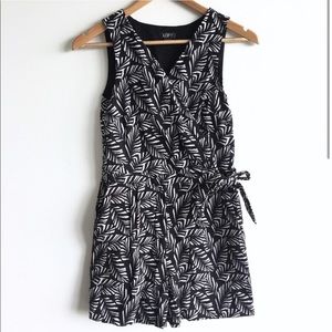 Loft palm leaf romper 00